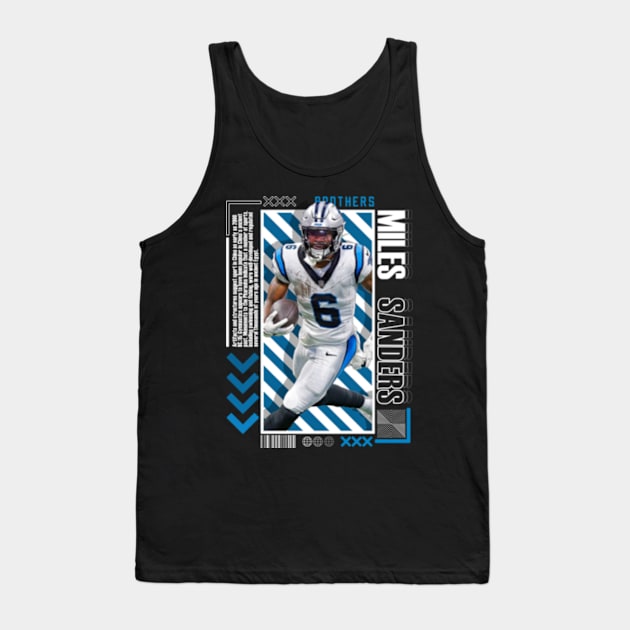 Miles Sanders Paper Poster Version 10 Tank Top by art.Hamdan